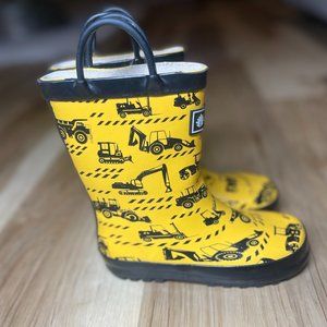 Oakiwear Construction Vehicle Loop Handle Rubber Rain Boots